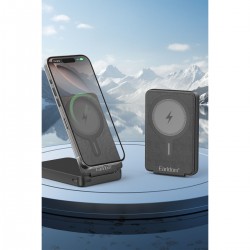 Earldom PD59 10.000 mAh 20W Kablosuz Şarj ve 20W Type-C Çıkışlı PD Hızlı Şarj ve Standlı Powerbank