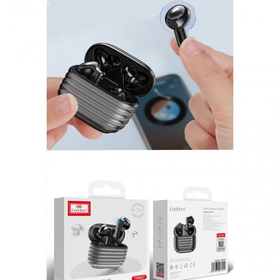 Earldom TWS27 Bluetooth 5.3 TWS Kablosuz Kulaklık (Siyah)
