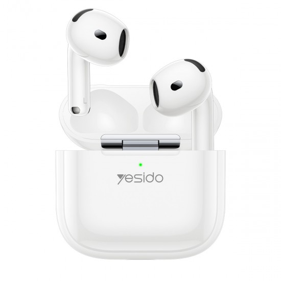 Yesido TWS31 Bluetooth 5.4 HiFi Ses Destekli Kablosuz Airpods Kulaklık (Beyaz)