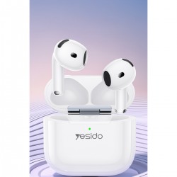 Yesido TWS32 Bluetooth 5.4 Gerçek ANC Aktif Gürültü Engelleyici Kablosuz Kulaklık (Beyaz)