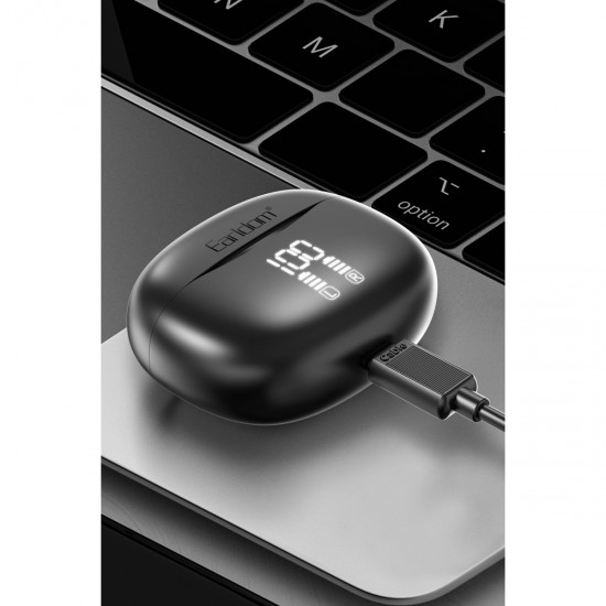 Earldom TWS36 Bluetooth 5.3 Hibrit ANC+ENC Gürültü Engelleyici Kulaklık (Siyah)