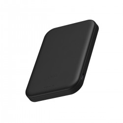 Uniq Lyden Lexa 5.000mAh Vegan Deri Ultra Hafif MagSafe Powerbank (Siyah)