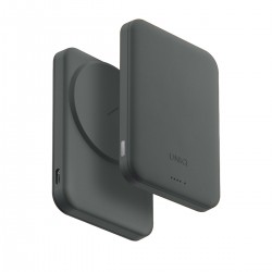 Uniq Lyden Lexa 5.000mAh Vegan Deri Ultra Hafif MagSafe Powerbank (Yeşil)