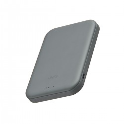 Uniq Lyden Lexa 5.000mAh Vegan Deri Ultra Hafif MagSafe Powerbank (Yeşil)