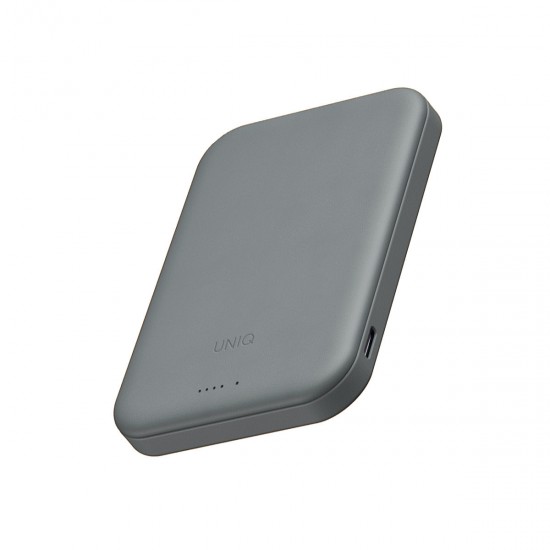 Uniq Lyden Lexa 5.000mAh Vegan Deri Ultra Hafif MagSafe Powerbank (Yeşil)