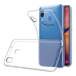 Samsung Galaxy A20s Uyumlu Lux Seri Premium Şeffaf Silikon Kılıf
