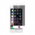 iPhone 6 / 6S Uyumlu Privacy Ön Koruma Temperli Hayalet Cam Ekran Koruyucu (Beyaz) 