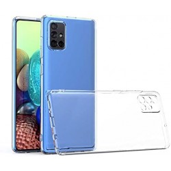 Samsung Galaxy A51 Lux Seri Kamera Korumalı Premium Şeffaf Silikon Kılıf
