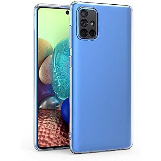 Samsung Galaxy A51 Lux Seri Kamera Korumalı Premium Şeffaf Silikon Kılıf