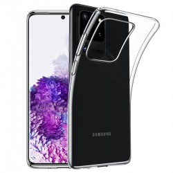 Samsung Galaxy S20 Ultra Lux Seri Premium Şeffaf Silikon Kılıf