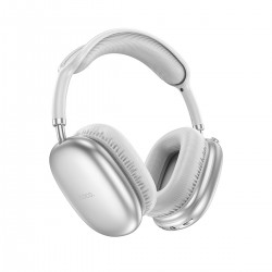 Hoco W35 Air Triumph Bluetooth 5.3 Çok Fonksiyonlu Kablosuz Kulak Üstü Kulaklık (Gümüş)