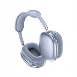 Hoco W35 Air Triumph Bluetooth 5.3 Çok Fonksiyonlu Kablosuz Kulak Üstü Kulaklık (Mavi)