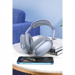 Hoco W35 Air Triumph Bluetooth 5.3 Çok Fonksiyonlu Kablosuz Kulak Üstü Kulaklık (Yeşil)