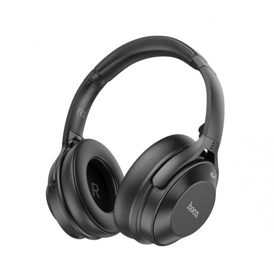 Hoco W37 Bluetooth 5.3 ANC Aktif Gürültü Engelleyici Kablosuz Kulak Üstü Kulaklık (Siyah)