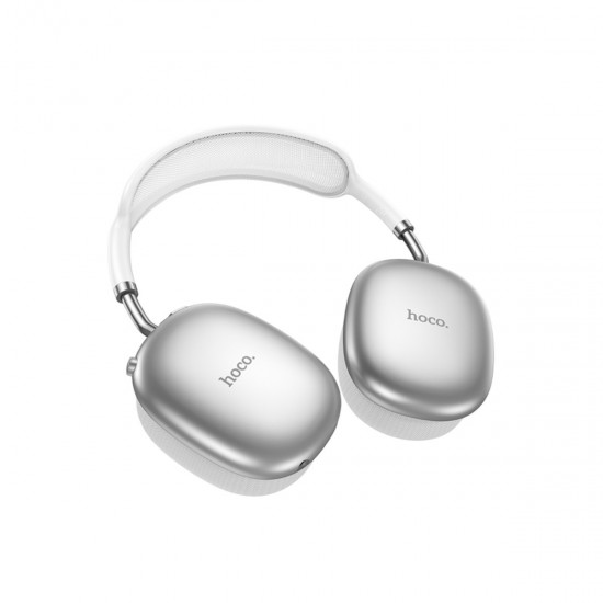 Hoco W55 Plus Happiness Bluetooth 5.4 ANC Özellikli Kablosuz Kulak Üstü Kulaklık (Gümüş)