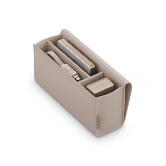 Energea x Bazic 25W Adaptör Alupac 10.000 Mah Powerbank ve Alucable 15 cm 60W USB To Lightning Seyahat Set (Gold)