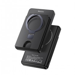 Yesido YP73 Konum Takip Özellikli 5.000 mAh Kablosuz Magsafe Powerbank (Siyah)