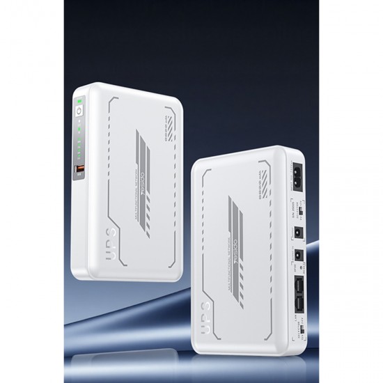 Yesido YP74E 8800 mAh Bataryalı Mini DC Kesintisiz Güç Kaynağı (Beyaz)