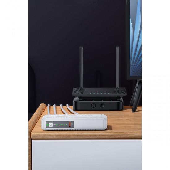 Yesido YP74E 8800 mAh Bataryalı Mini DC Kesintisiz Güç Kaynağı (Beyaz)