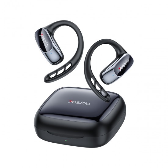 Yesido YSP24 Bluetooth 5.4 OWS Açık Kulak Tasarımlı Kablosuz Kulaklık (Siyah)
