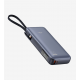LinkTech P131 Premium 130W Dijital Ekranlı Dahili Type-C Kablolu 20000 mAh Powerbank
