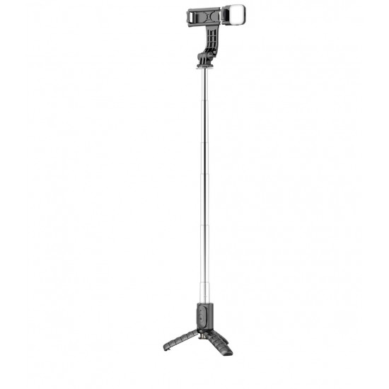 Nettech NT-MT05 Taşınabilir Işıklı Tripod Bluetooth Selfie Çubuğu Nettech NT-MT05 Taşınabilir Işıklı Tripod Bluetooth Selfie Çubuğu