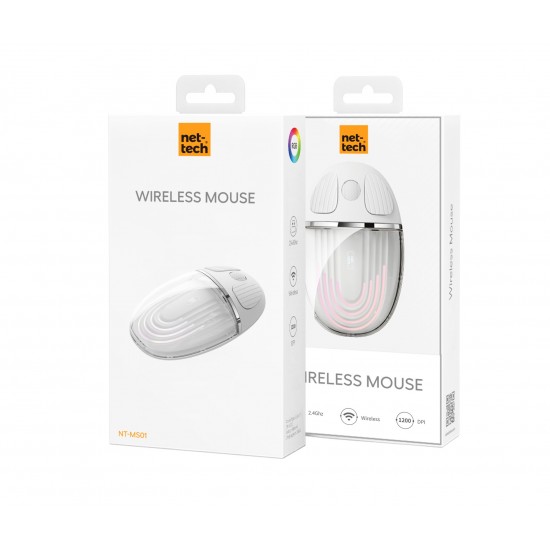 Nettech NT-MS01 Kablosuz Mouse (Beyaz) Nettech NT-MS01 Kablosuz Mouse (Beyaz)