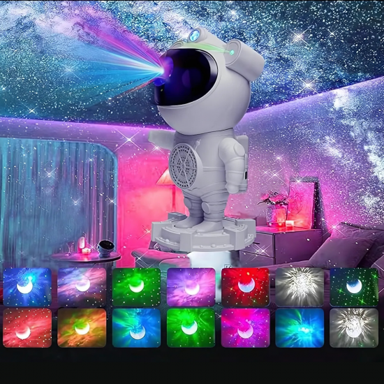 Astronot Yıldız Projektör & Kablosuz Hoparlör | Kumandalı Galaksi Gece Lambası Astronot Yıldız Projektör & Kablosuz Hoparlör | Kumandalı Galaksi Gece Lambası