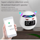 Mini Bluetooth Hoparlör & Alarm Saati | HD Mikrofonlu, Bas Destekli TF Kart Müzik Çalar Mini Bluetooth Hoparlör & Alarm Saati | HD Mikrofonlu, Bas Destekli TF Kart Müzik Çalar