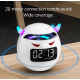 Mini Bluetooth Hoparlör & Alarm Saati | HD Mikrofonlu, Bas Destekli TF Kart Müzik Çalar Mini Bluetooth Hoparlör & Alarm Saati | HD Mikrofonlu, Bas Destekli TF Kart Müzik Çalar