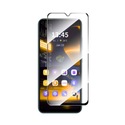 Tecno Spark Go 2023 Uyumlu 5D Glass Temperli Cam Ekran Koruyucu (Siyah)