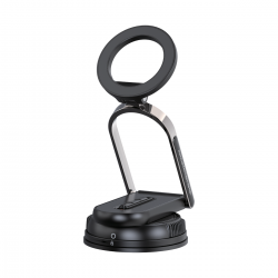 Nettech NT-CHC33 Katlanabilir Manyetik Araç İçi Telefon Tutucu ve MagSafe Şarj Cihazı (Çift Tabanlı)