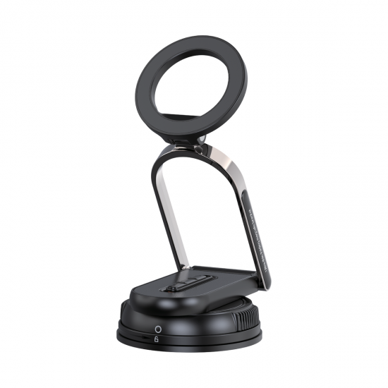 Nettech NT-CHC33 Katlanabilir Manyetik Araç İçi Telefon Tutucu ve MagSafe Şarj Cihazı (Çift Tabanlı)