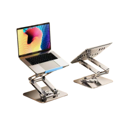 Rtako RS-CP84s 360 Derece Dönebilen 3 Kademeli Tablet Laptop Standı (Gri)