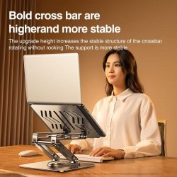 Rtako RS-CP84s 360 Derece Dönebilen 3 Kademeli Tablet Laptop Standı (Gri)