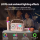 Zealsound Karaoke Hoparlör Seti | 2 Mikrofon, RGB Işıklı| Taşınabilir Bluetooth Karaoke Box Zealsound Karaoke Hoparlör Seti | 2 Mikrofon, RGB Işıklı| Taşınabilir Bluetooth Karaoke Box