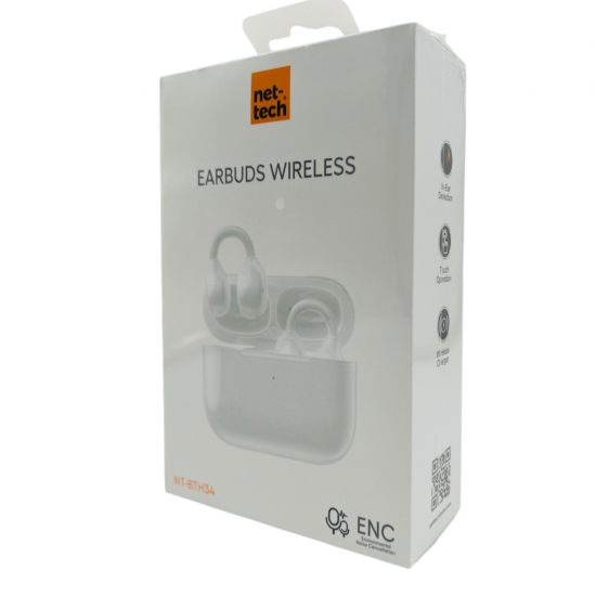Nettech NT-BTH34 Kablosuz Bluetooth Kulaklık - ENC Gürültü Engelleme & Dokunmatik Kontrol