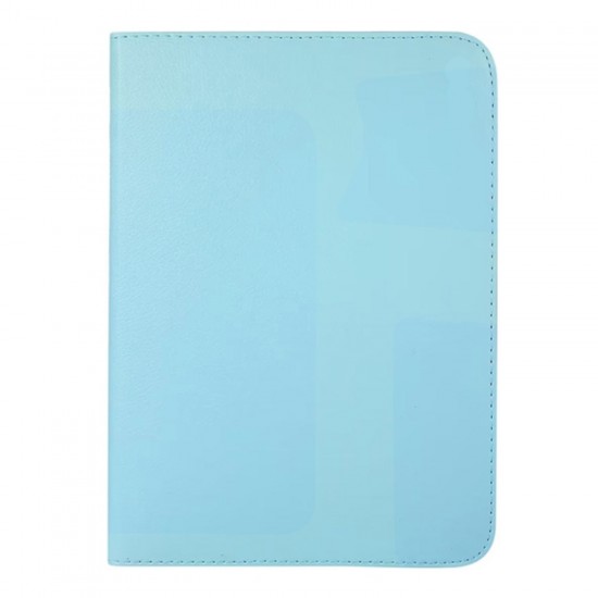 iPad Air 11 M3 360 Dönen Standlı Kapaklı Kılıf (Mavi)