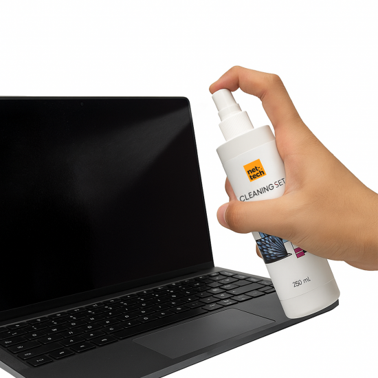 Nettech 250 ML Ekran Temizleme Solüsyonu Seti Nettech 250 ML Ekran Temizleme Solüsyonu Seti