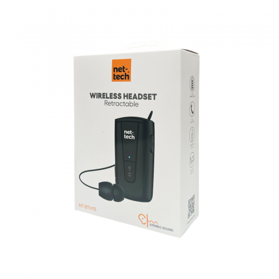 Nettech NT-BTH13 Makaralı Kulakiçi Bluetooth Kulaklık Nettech NT-BTH13 Makaralı Kulakiçi Bluetooth Kulaklık