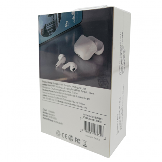 Nettech NT-BTH33 Kablosuz Kulaklık - ENC Gürültü Engelleme & Dokunmatik Kontrol