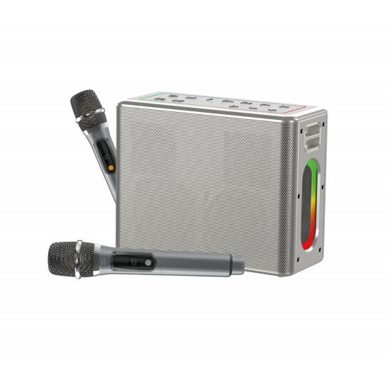 Nettech NT-BTS07 300W Bluetooth Hoparlör | 2 Mikrofonlu Karaoke Seti Nettech NT-BTS07 300W Bluetooth Hoparlör | 2 Mikrofonlu Karaoke Seti