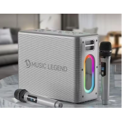 Nettech NT-BTS07 300W Bluetooth Hoparlör | 2 Mikrofonlu Karaoke Seti