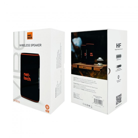 Nettech NT-BTS14 Kablosuz Hoparlör – 40W Güç & 6000 mAh Pil