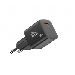 Nettech NT-HCH11 20W PD 3000 mAh Şarj Aleti (Siyah)