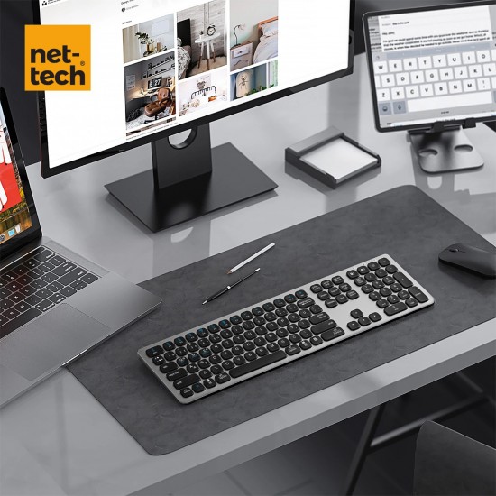 Nettech NT-KM01 Çoklu Cihaz Kablosuz Bluetooth Klavye Nettech NT-KM01 Çoklu Cihaz Kablosuz Bluetooth Klavye