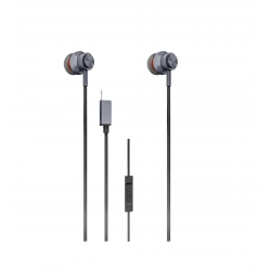 Nettech NT-42 Type-C Girişli Kulak İçi Kulaklık (Siyah)
