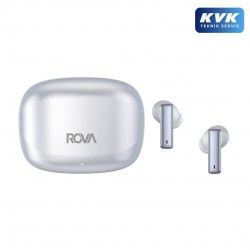 Rova BKG511B Bluetooth 5.4 Kulaklık - Hybrid ANC+ENC Gürültü Engelleyici - 6 Mikrofonlu & Kablosuz Şarj Destekli (Beyaz)