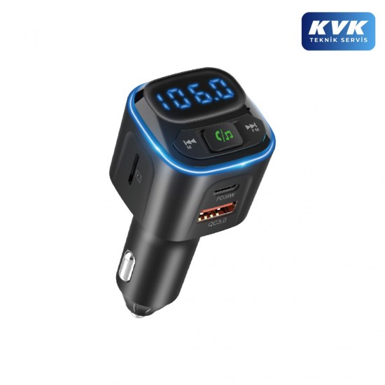 Rova OSB197 36W Hızlı Araç Şarj Cihazı - Type-C PD + USB-A Quick Charge 3.0 Çift Portlu Adaptör