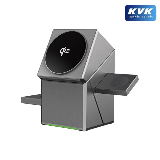 Rova WST102 15W iPhone ve Android Uyumlu Hızlı Kablosuz Şarj Standı